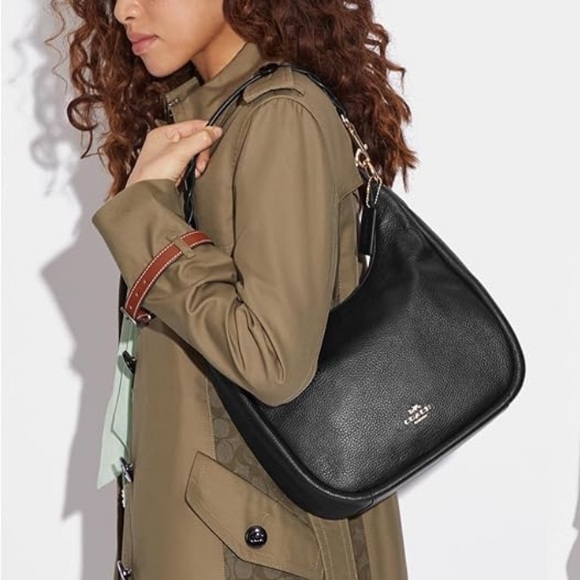 Coach Black Jules  Hobo Bag - Picture 4 of 8